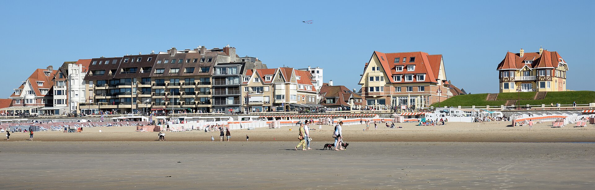 Strand in der Region Belgische Kueste