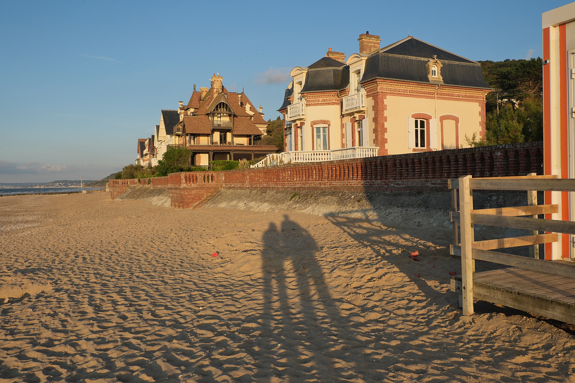 Strand in der Region Normandie (Calvados/Cote Fleurie)
